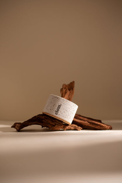 N°03 • Concrete • Soy Candle • Stone • Small • Wooden Wick