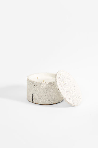 N°05 • Concrete • Soy Candle • Stone • Large •  3 Cotton Wick